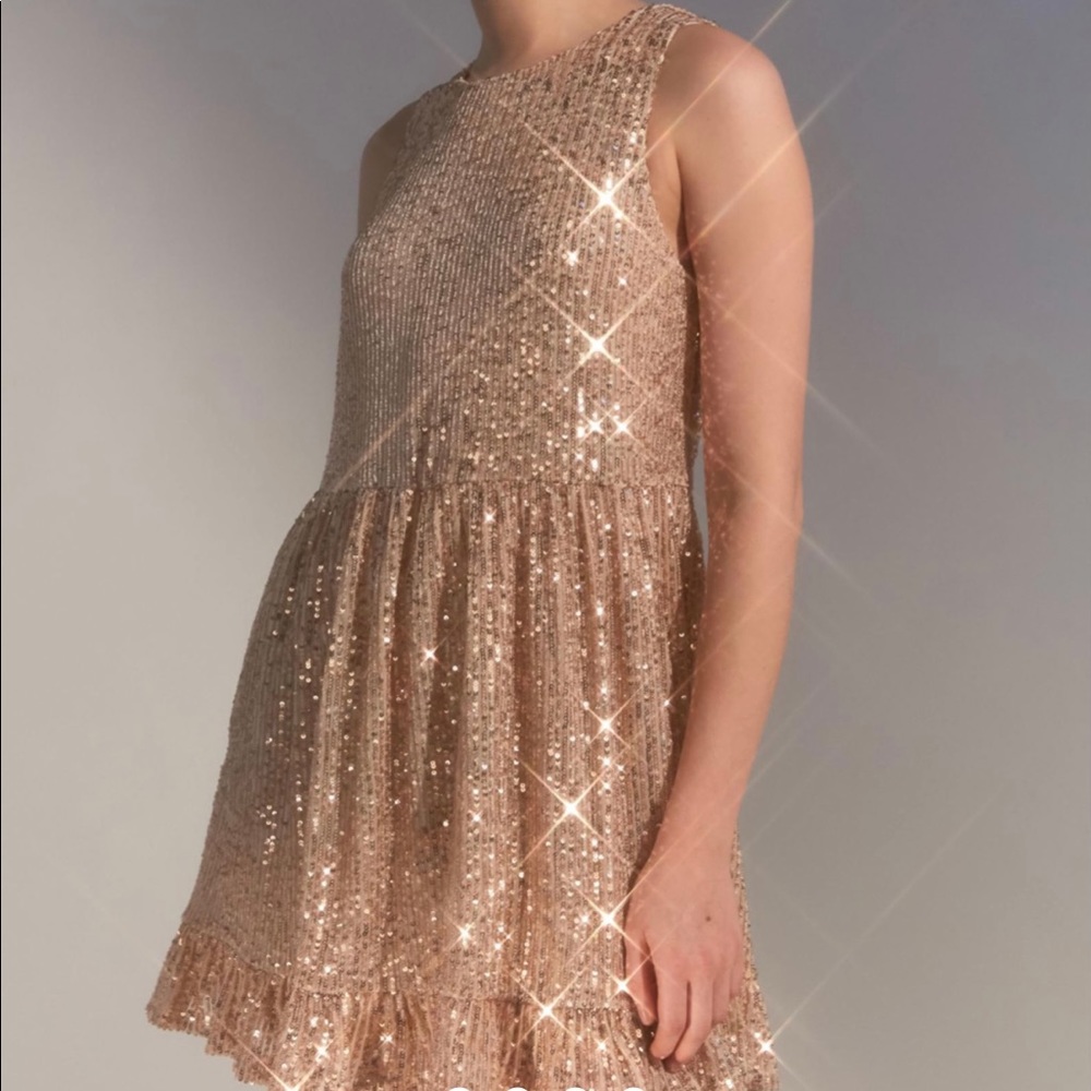 UO Kira Sequin Sleeveless Dress